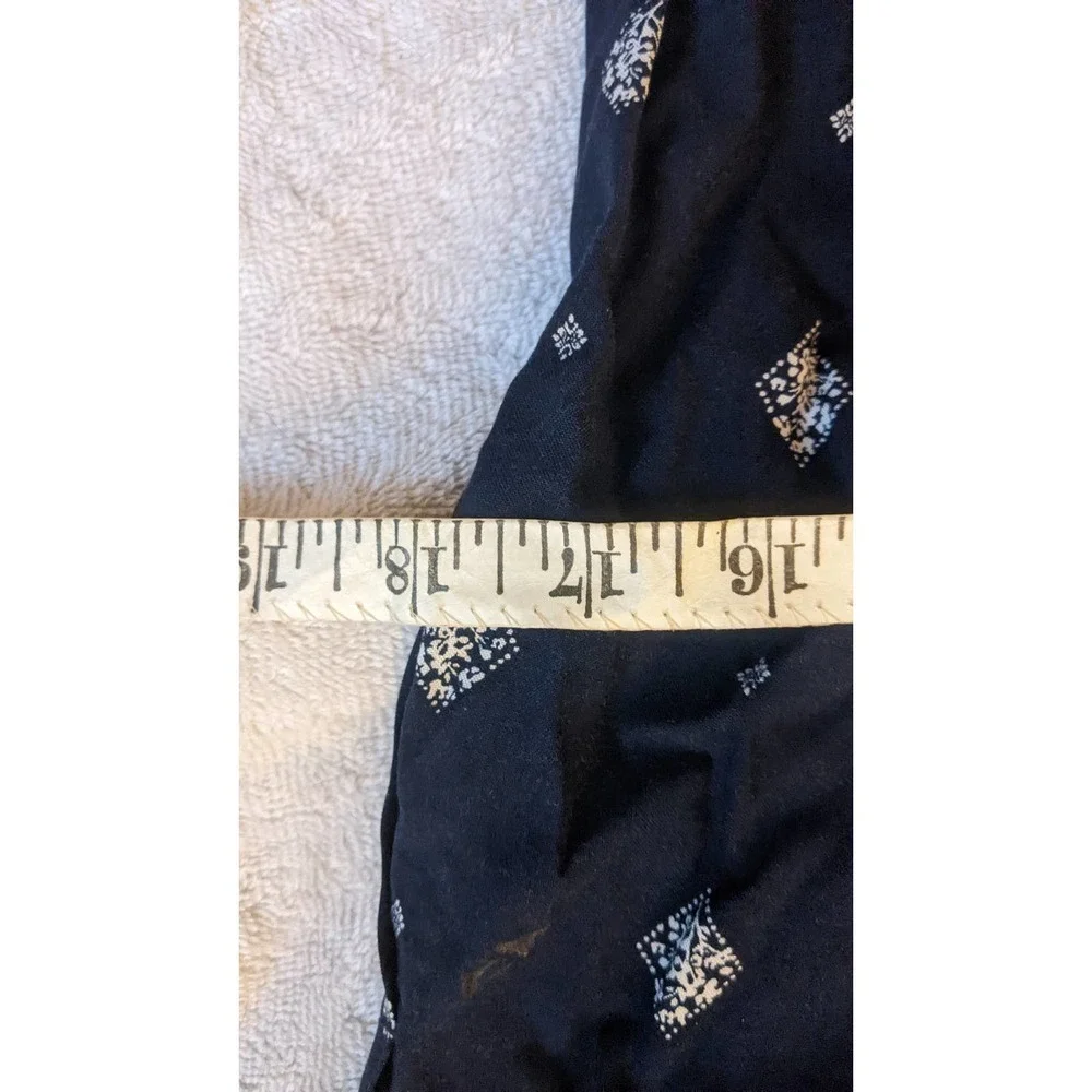 Pink Rose Boho Dress XL, Navy Blue Midi, NWT - Picture 7 of 11